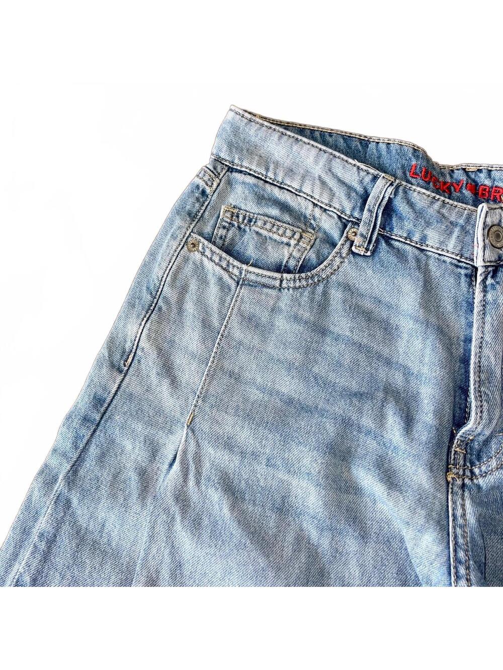 Lucky Brand Palazzo jeans 28 light wash wide leg jeans NWT - Picture 2 of 11